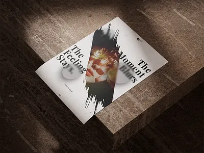 Blur graphic design poster