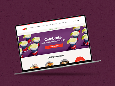Chili's Website Refresh brand design branding chilis restaurant web design website