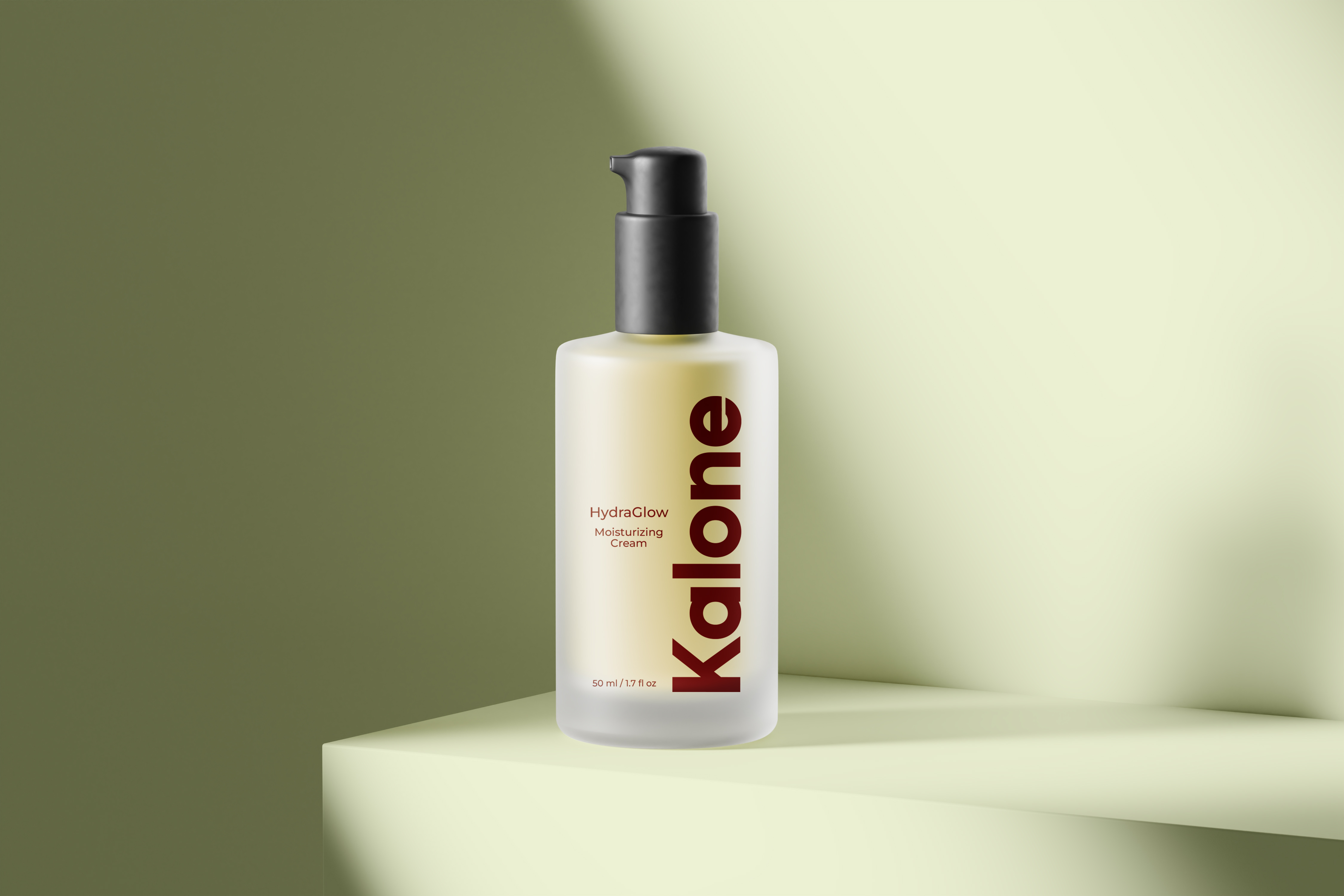 Kalone Cream bottle label design bottle label brand identity cosmetics cream label labeldesign packagedesign packaging packaging design packagingdesign print product label serum skin care typography
