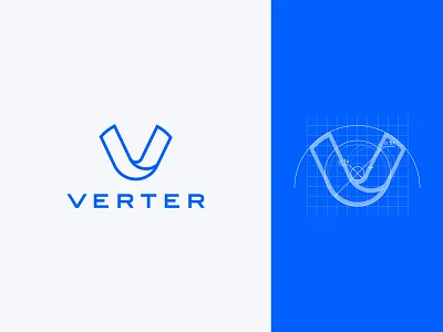 Verter | logo brand brand designer brand identity brand logo branding brandmark company logo design logo identity identity design it company logo it logo logo logo design logo designer logo idea logo inspiration logotype project logo v logo