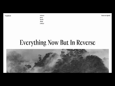 Everything Now But In Reverse animation design graphic design gsap landingpage landingpagedesign motion graphics next.js react tailwind ui web webdevelopment website