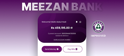 MEEZAN BANK APP REDESIGN bank app