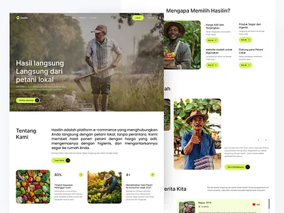 Agriculture Website agriculture agriculture website design ecommerce website farming farming website food website fresh food inner page landing page marketplace mockup organic organic website ui ui design uiux uiux design web design website