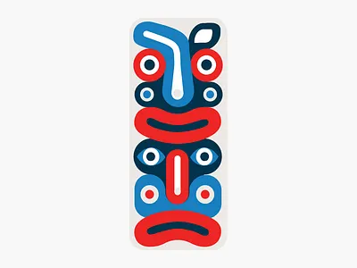 NorthShore Artpop cilabstudio face graphic design illustration mask totem tribal vancouver