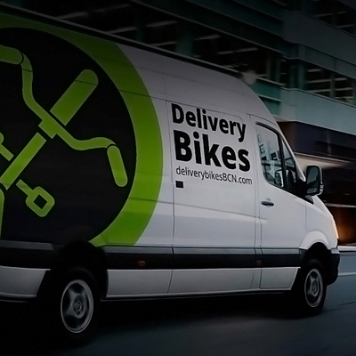 Delivery Bikes Barcelona - Branding & Web Design branding graphic design logo ui web web design