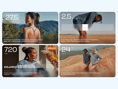 Biological Age Health Cards bento box biological age excercise health health card healthcare running tired training