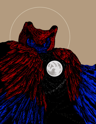Nocturno graphic design illustration