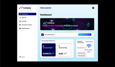 NODEPAY ui recreation project digital design interaction design prototype ui uiux design user experience user interface ux web design wireframe