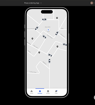 Animation of a Moving Car in Figma. ui
