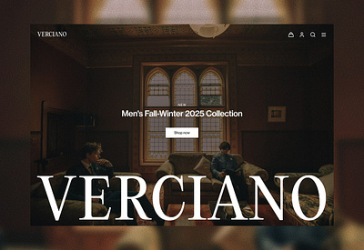Hero Section for a Concept Luxury Clothing Brand apparel clean ui clothing desktop design ecommerce elegant fashion hero section high end landing page lifestyle luxury minimal mobile design modern design responsive design ui design ux design web design website concept