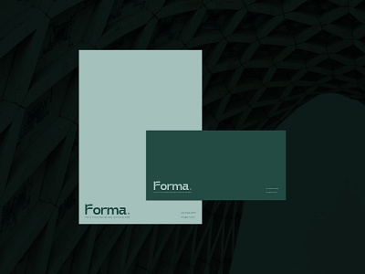 Modern Stationery Design for Architectural Studio brand identity brand strategy branding corporate identity design envelope design graphic design letterhead design stationery design