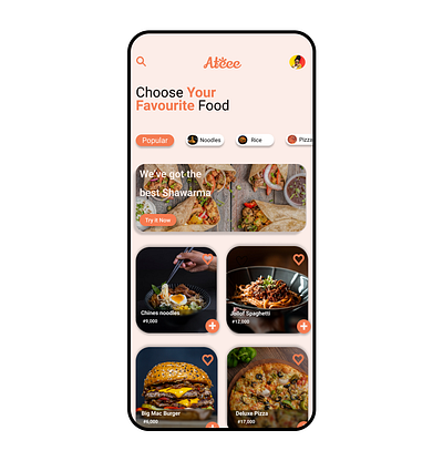 Daily UI #43 - Food Menu daily 100 challenge daily ui food menu mobile design restaurant menu uiux design