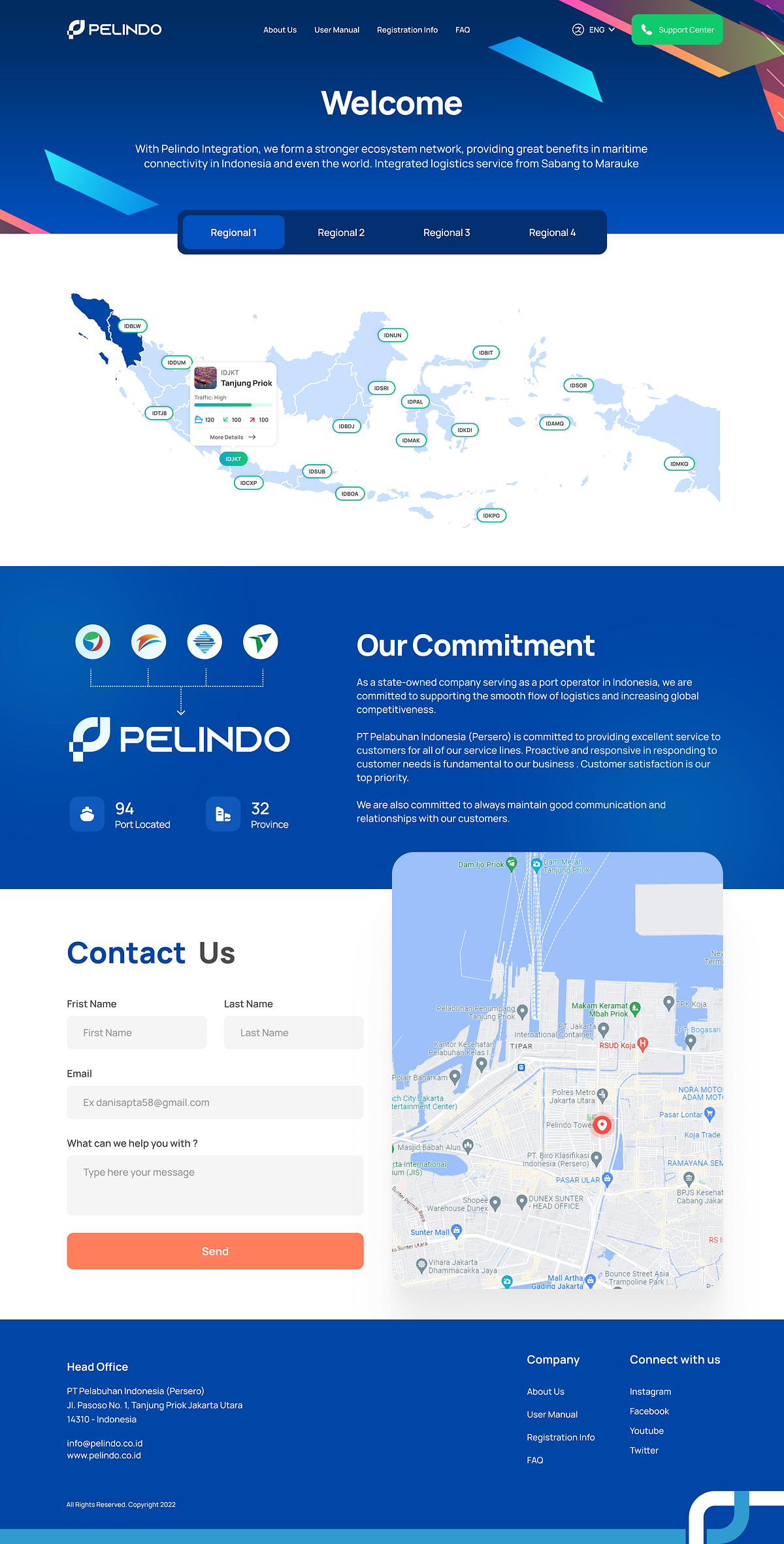 Port & Terminal Customer Portal - Landing Page Image 0