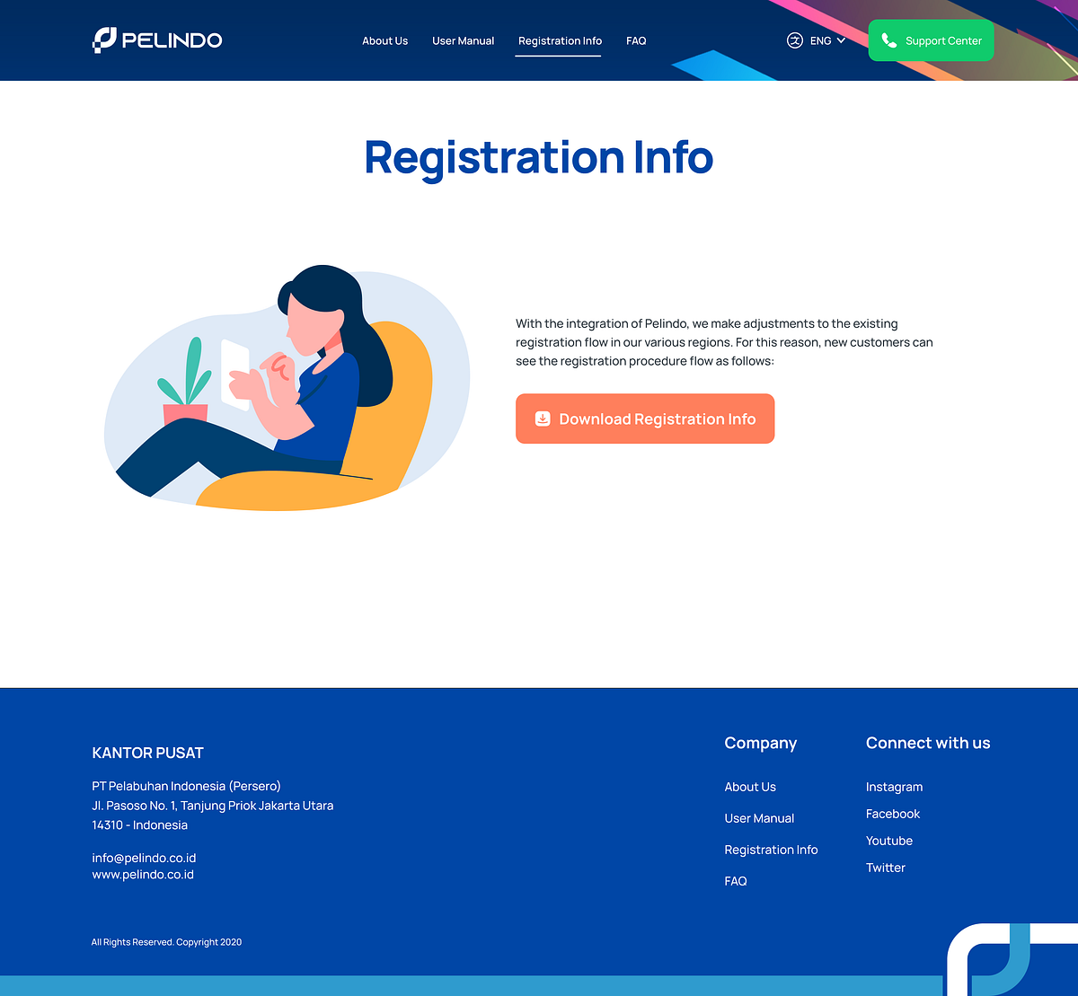 Port & Terminal Customer Portal - Landing Page Image 2