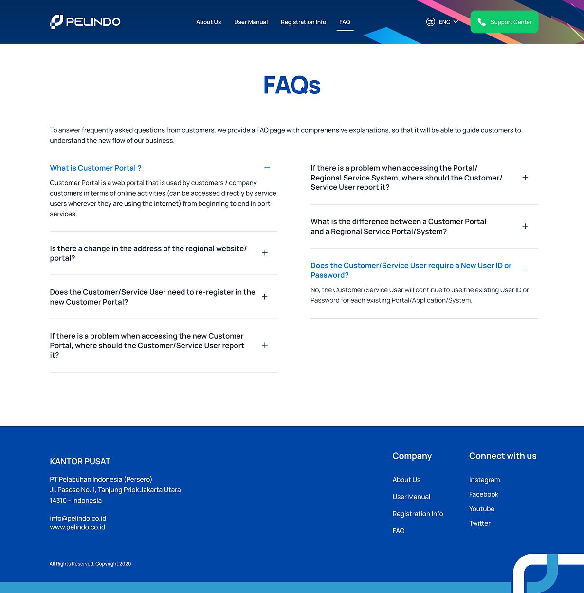 Port & Terminal Customer Portal - Landing Page Image 4