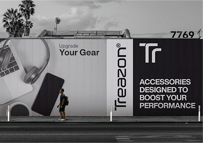 Treazon – Modern Tech Accessories Branding & Identity Design brand book brand guidelines brand identity brand identity design branding branding kit graphic design instagram post label design logo logo design merchendise mobile accessories packaging design social media tech branding technology