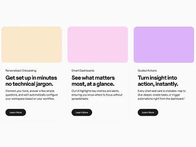 Feature section cta features minimal ui ux website