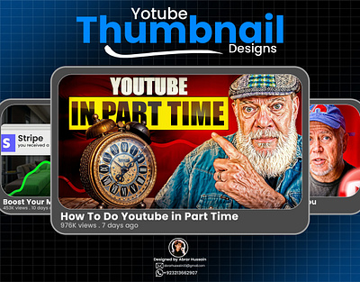 Youtube Thumbnail Designs branding clickbait thumbnails design eye catchy thumbnails graphic design illustration post design posts thumbnail thumbnail design thumbnails ui viral thumbnails youtube thumbnail design yt thumbnails