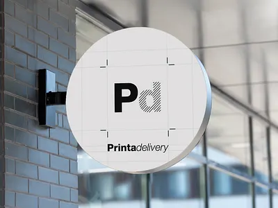 Printa Delivery - City Sign design flat graphic design illustration logo mockup vector