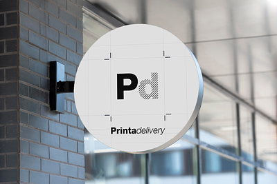 Printa Delivery - City Sign design flat graphic design illustration logo mockup vector
