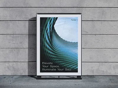 Outdoor Poster Advertising for Architectural Studio Brand advertising brand identity branding logo outdoor advertising outdoor poster poster design