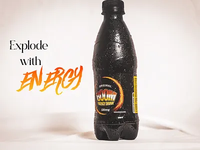Energy Drink Ad advertising advertisment graphic design lightroom photography photoshop product photography