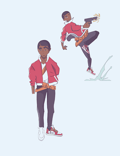 Self-insert Character OC (incomplete) cartoon character design drawing illustration illustrator oc