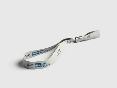 Wrist Band for an Event Organizer brand identity branding corporate identity event organizer graphic design wrist band