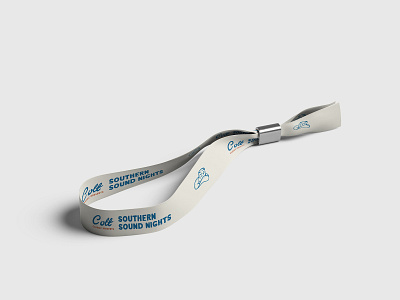 Wrist Band for an Event Organizer brand identity branding corporate identity event organizer graphic design wrist band