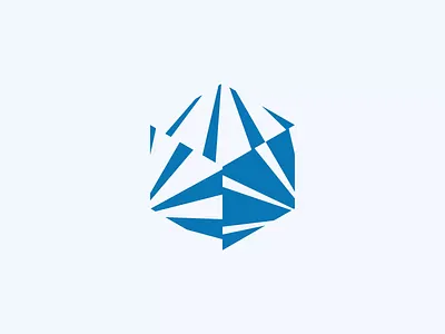 Crystal abstract animated animation branding changing cube design dynamic faces identity illustration logo minimal motion negative space shimmer simple