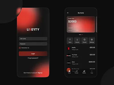 Liberty Bank - Redesign bank design figma ui ux