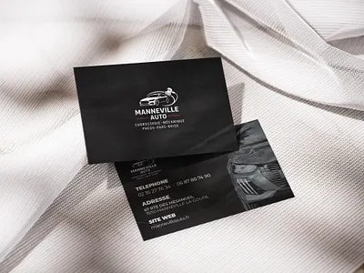 Carte de visite : Manneville auto