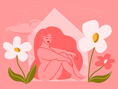 Homebody Illustration illustration woman