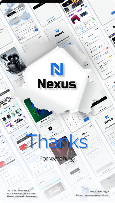 Nexus | Ecommerce Mobile App | Case Study app design graphic design ui ux