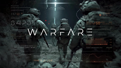 WARFARE – Cinematic Tactical Film Score Thumbnail Design actiondesign aiart animation branding cinematicdesign cinematicposter drew deltz drewdeltz filmscore futuristicui graphic design midjourneyai scifihud soundtrackcover tacticaldesign ui visualstorytelling warfaresoundtrack youtubethumbnail
