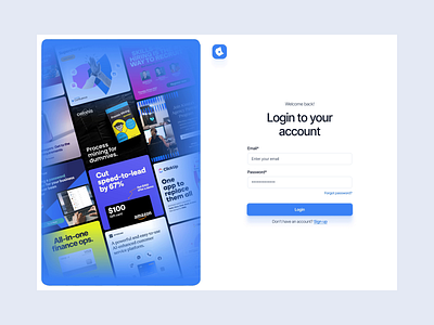 ✦ Flaerly — Login Page ads design application application design clean login page login page design marketing design minimal saas saas design ui design uiux ux design web app web app design web application