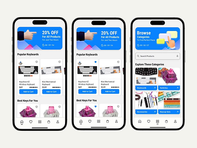 Key-Shop UX case study ⌨️ | Mobile App Design📱 animation app branding casestudy design ecommerce figma motion graphics navigation shopapp smartanimate typography ui uidesign uiux ux uxdesign webdesign