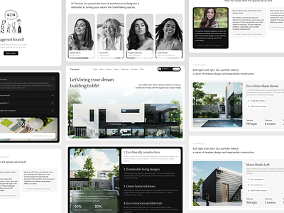 Terravia - Arsitect Agency Landing Page architect architectural architectural studio architecture business company corporate creative creative agency exterior modern property real estate real estate agency web design website