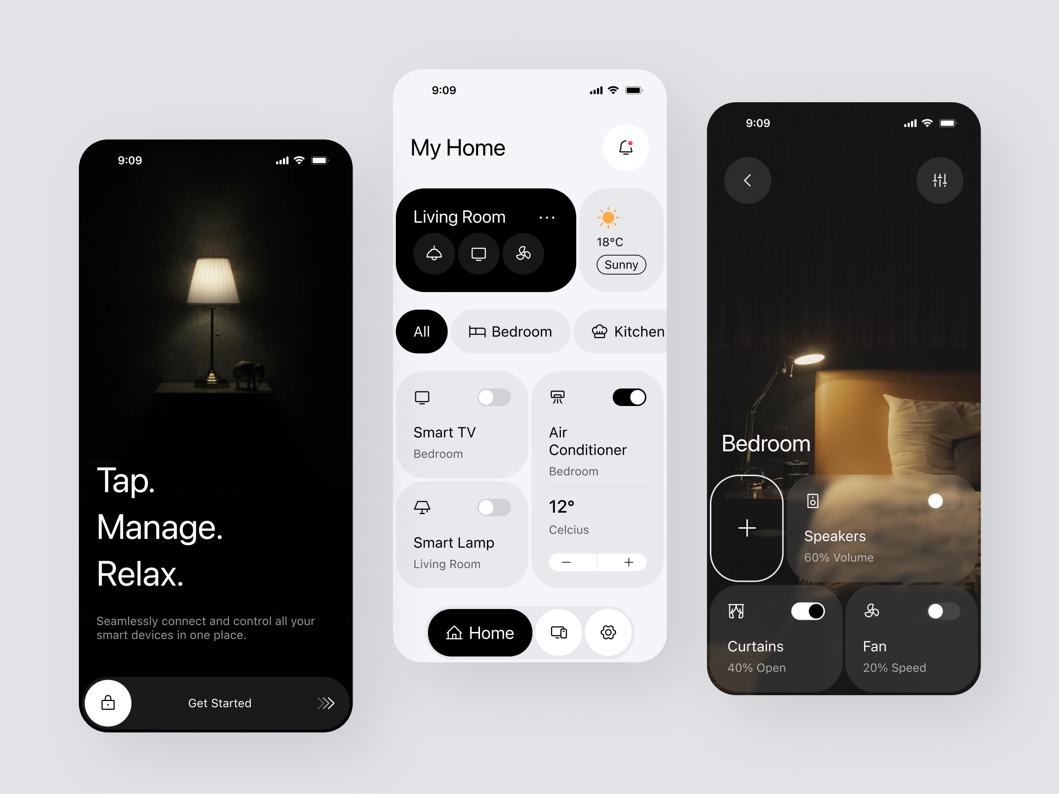 Example of Smart Home Mobile App