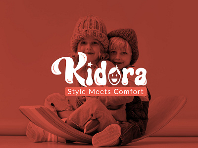 Kids clothing company logo branding clothing brand creative logo identity kids logo logo wordmark