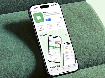 Shipro - Screenshot Mobile App app template apps design apps store branding design clean delivery figma maps mobile app mobile screenshoot mobile shipping presentation product design reward screen shoot screenshot screenshot ap shipment shipping upload ios