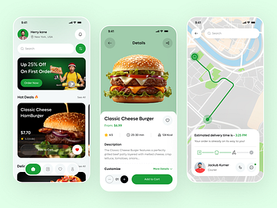 Food Delivery App courier delivery app delivery service e commerce fast food food app food delivery food delivery app mobile mobile app online food ordering restaurant restaurant app