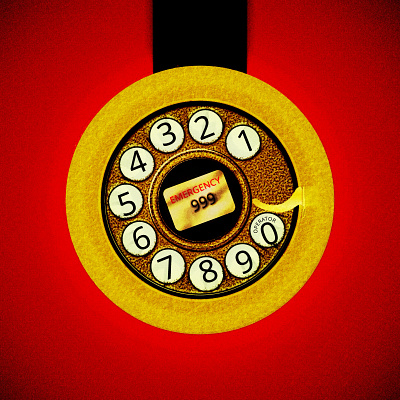 OPERATOR candlestick telephone dial doodle illustration noise operator phone rotary dial rotary telephone shunte88 vector