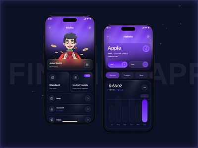 Finance App Design UI app design banking bnaking app fdsfd finance finance app finance app design finance business finance mobile app fintech app design ios app mobile app money transfer payment payment app personal finance saving statistics transaction wallet app