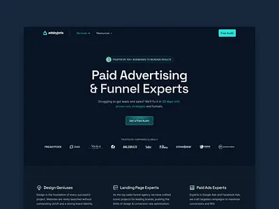 AdsbyJoris – Forward-Thinking Digital Marketing Agency agency agencywebsite branding creative design digital marketing agency landing page marketingdesign modern ui uiux ux website design whiteframecreative