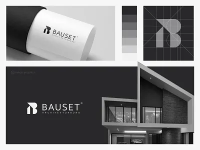 BAUSET- Logo design for modern innovative Architecture firm architecture firm logo b b letter logo bau logo bauset branding builder logo construction fintech home logo innovative architecture logo designer logos minimalist modern architecture modern logo popular logos property logo real estate logo smart logo