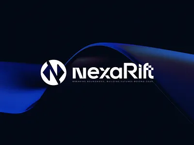 NexaRift – Futuristic Tech Logo | AI, Software & Startup Brandin technology logo