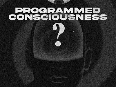 Programmed Conscuiousness black creative design gradient grain graphic design instagram madhav madhavmadupu madupu noise photoshop post premium