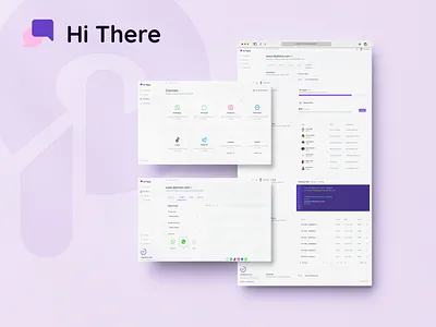 Hi There - Screens design graphic design hi there illustration mockup screens ui ux website