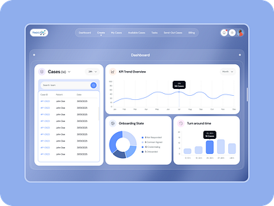 Pathology Services Platform Dashboard ai healthcare ai website design charts clinic website corporate website dashboard dashboard design health website healthcare hospital website lab website pathology pathology lab pathology website professional website saas saas dashboard ui ux user interface wellness website